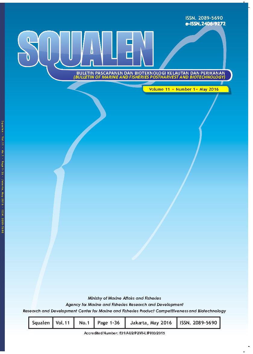 Front Cover Squalen vol. 11 No.1 2016